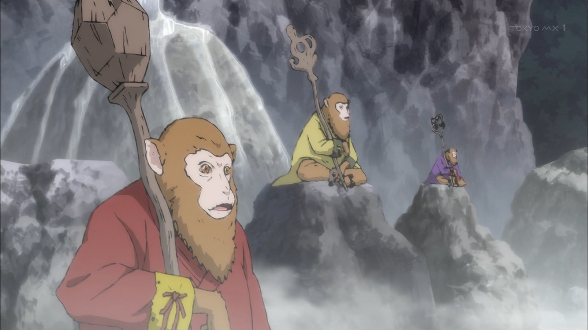 水猿、気化猿、岩猿