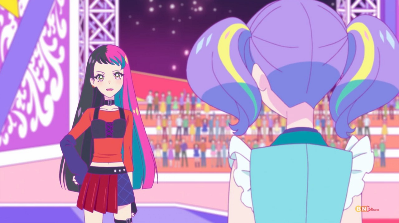 112]アイカツスターズ サイン色紙 うちわ セット 虹野ゆめ エルザ